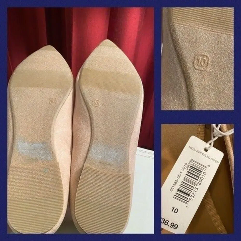 New GAP jewel flats size 10